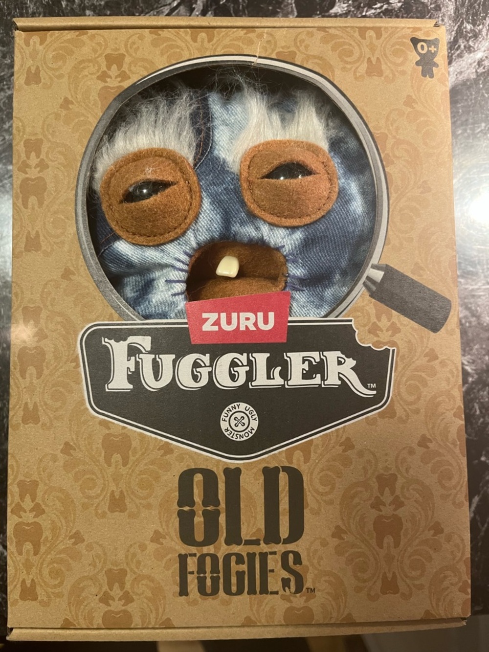 ZURU Fuggler Old Fogies Blue Plush Monster Stuffed Toy